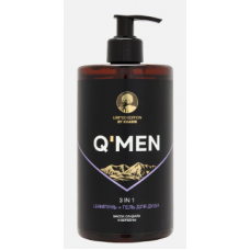 QMEN шампунь+гель для душа 3 в 1 муж., 640 мл